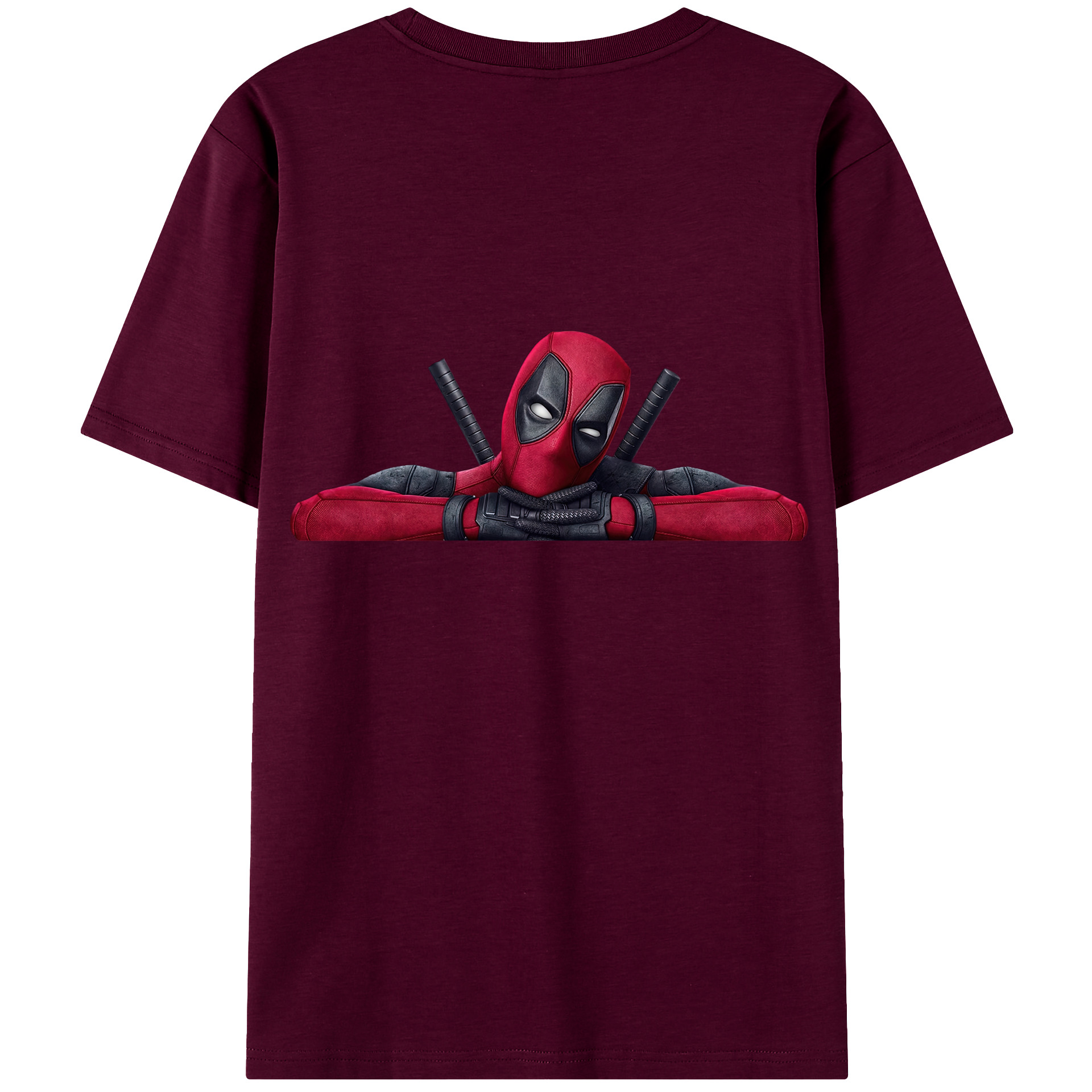 （画像用） Deadpool デッドプール レディース半袖Tシャツ(バックプリント)
